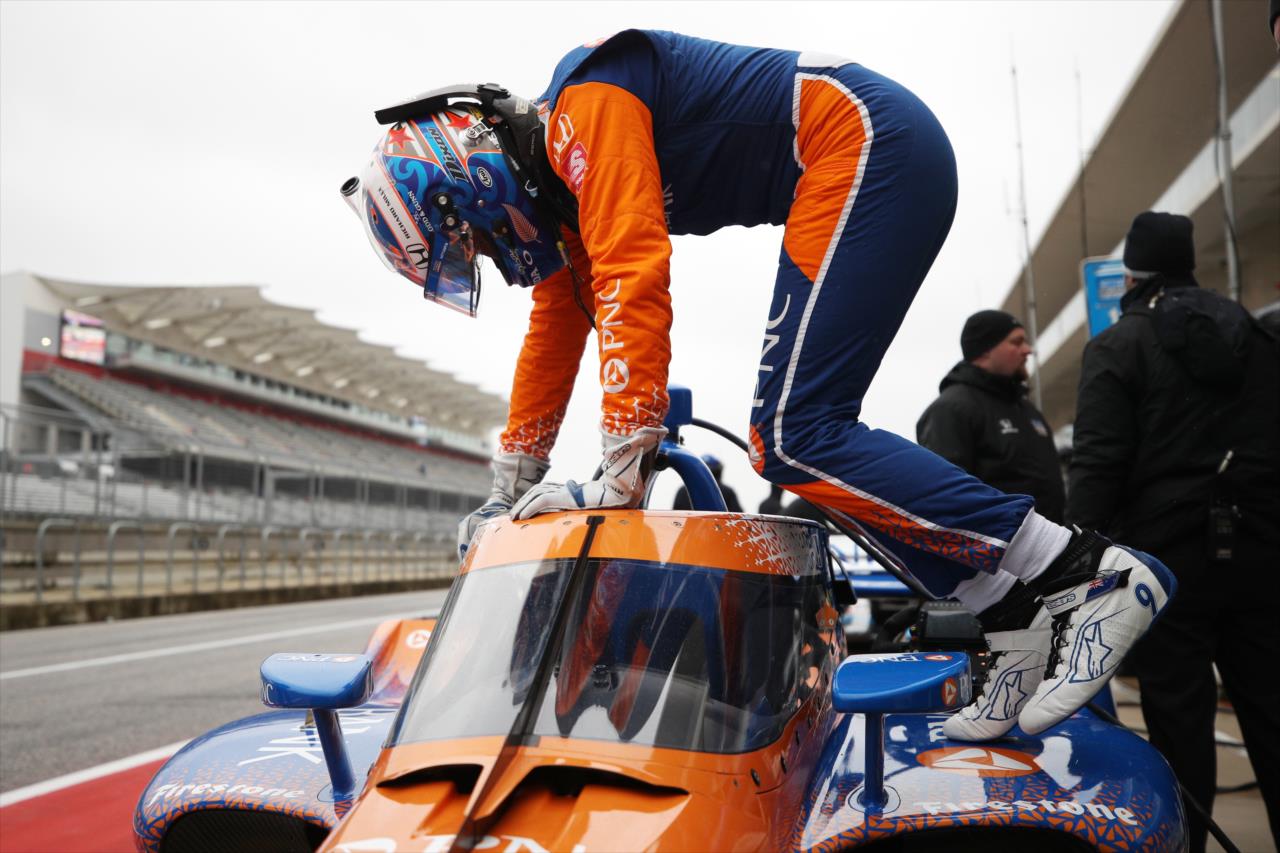 Scott Dixon during the Open Test at Circuit of The Americas in Austin, TX -- Photo by: Chris Graythen (Getty Images)